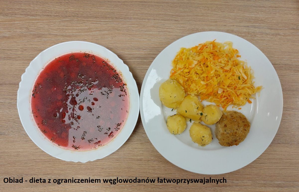 08.12.2023 Obiad – Dieta z ograniczeniem węglowodanów łatwoprzyswajalnych